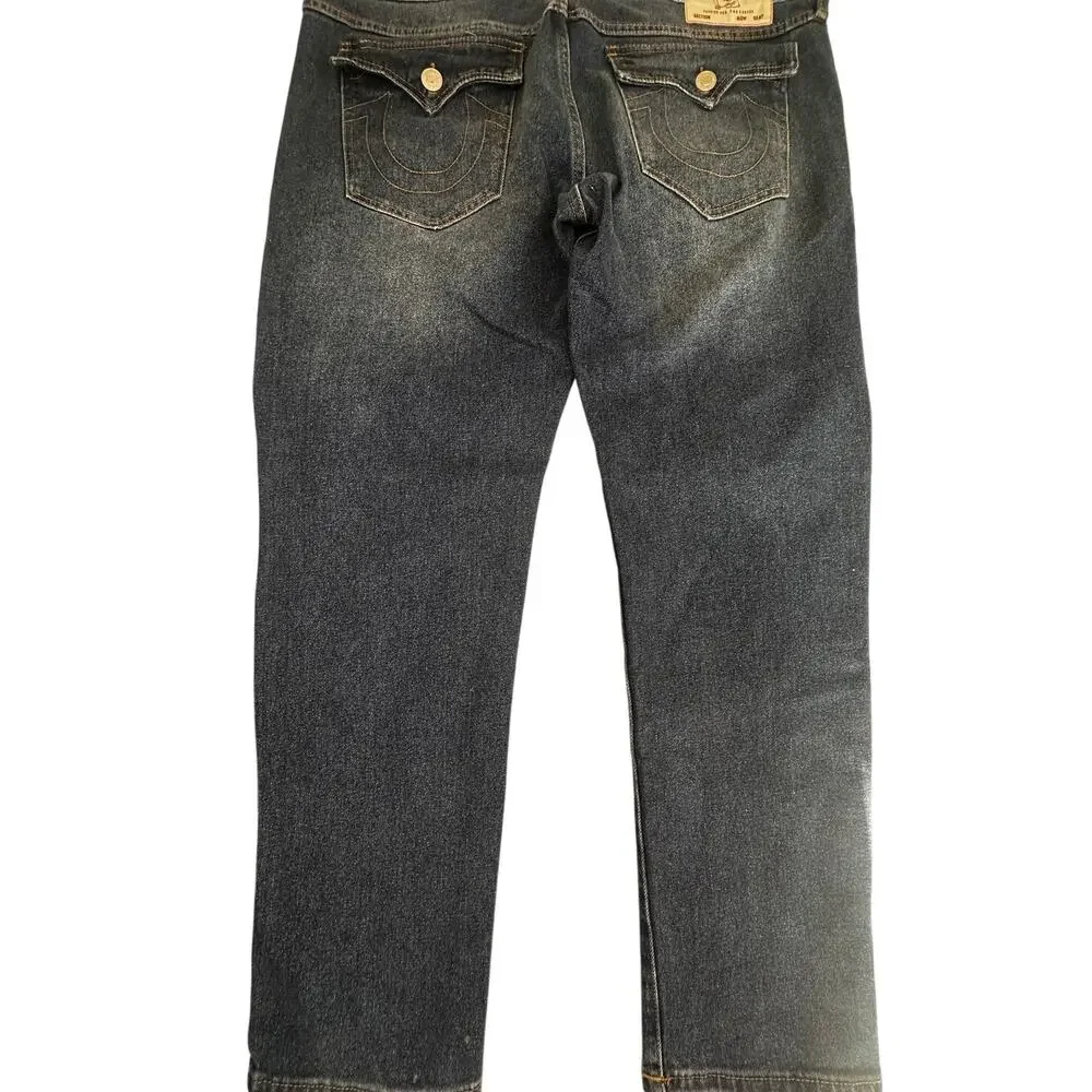 Y2K True Religion Rocco Relaxed Skinny Jeans 36